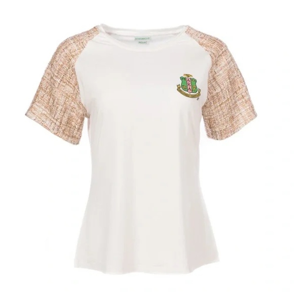 AKA Ivy Storehouse Tee w/ Tweed Sleeves